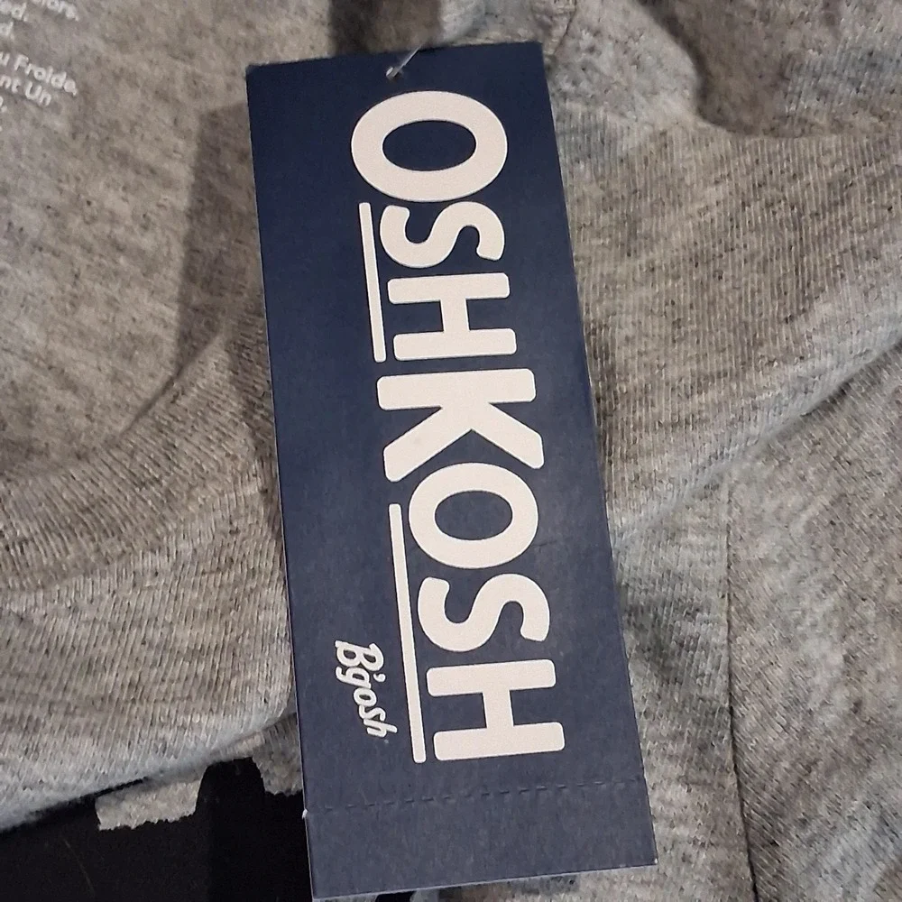 OshKosh Bgosh Kids Gray Scary Cool Halloween Ghost Spider Long Sleeve Tee Size 7